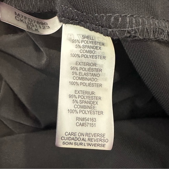 Calvin Klein Pleated Chain Neck Dress (Black) XL - Picture 7 of 7